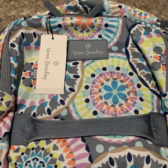 Vera Bradley travel backpack tote bag Sunny Medallion Lighten up adventure NWT main image 9